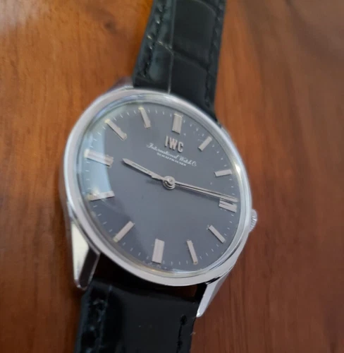 IWC SCHAFFHAUSEN MAUNAL WIND SERVICED TIMEPIECE 1968