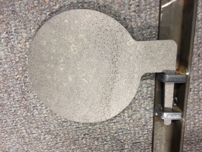 Set Bersaglio Acciaio 6" X 3/8" Ar500 Dueling Tree Paddle Da Uso Con - Foto 13