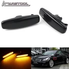For Nissan Pathfinder Infiniti M35 M45 G35 G37 Black Lens LED Side Marker Lights