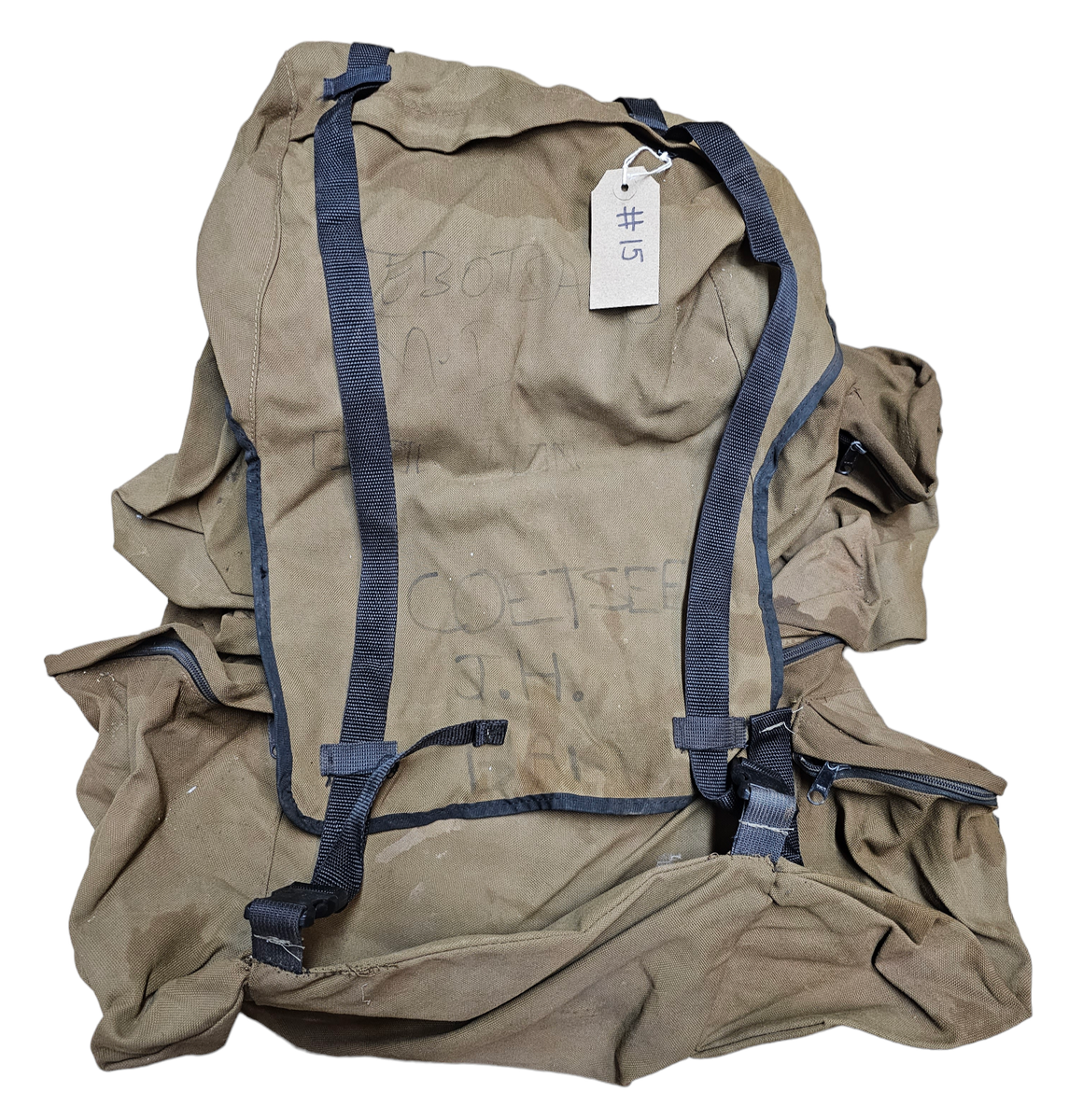 Nutria H Frame Backpack Genuine South African SADF Issue Nutria