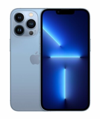 Apple iPhone 13 Pro - 128GB - Sierra Blue (Dual-SIM) inklusive original Cover 
