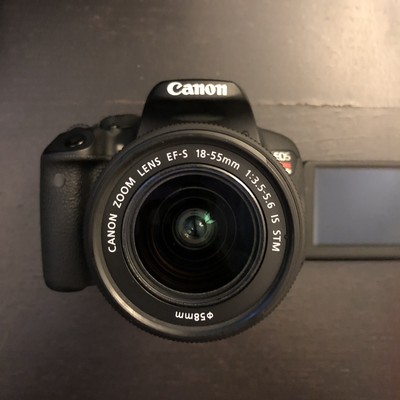 Canon Eos Rebel T5i Eos 700d 18 0mp Digital Slr Camera Black