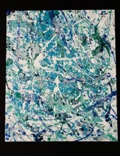 Acrylic Artwork Signature of Artist