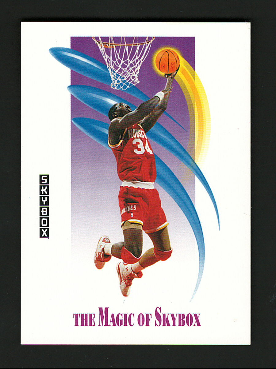 Hakeem Olajuwon 1991-92 SkyBox The Magic of SkyBox #568 Basketball