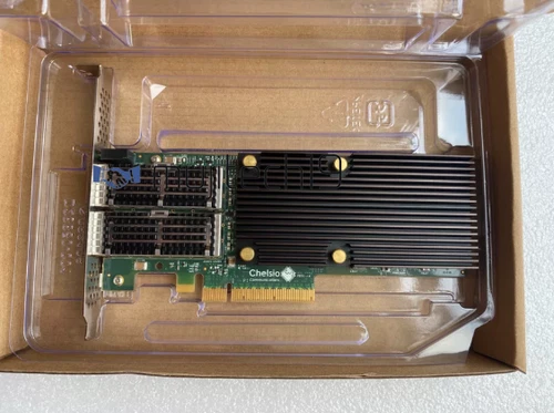 NEW Chelsio T580-LP-CR 2-port 10/40GbE Low Profile UWire Adapter with PCI-E x8