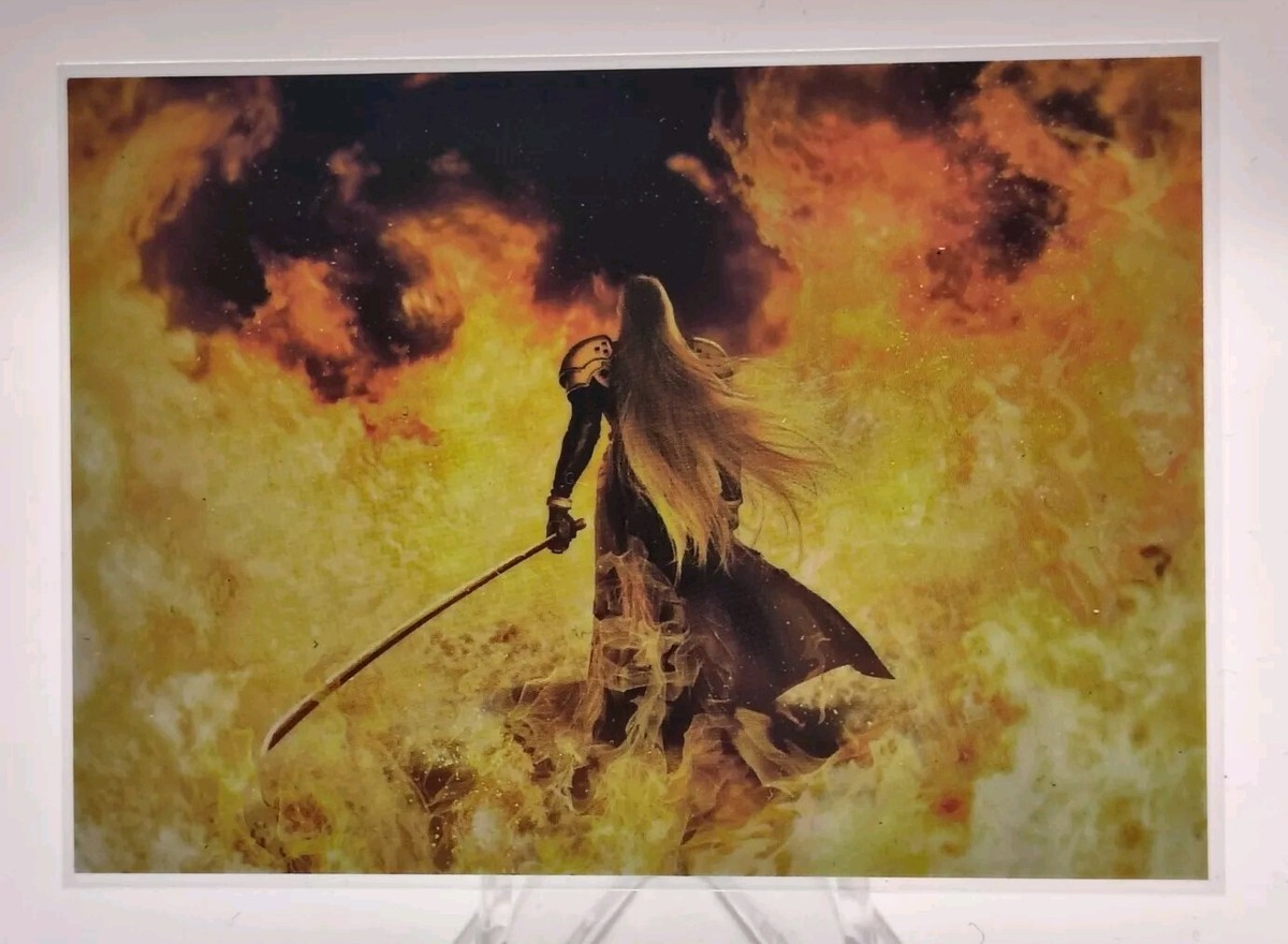 FFアートミュージアムメインヴィジュアルPSA10 PSA 10 FINAL FANTASY VII ART MUSEUM DIGITAL CARD SEPHIROTH