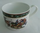 Set of 2, Fine Porcelain, Christmas Story, Coffee Cups, Susan Winget — photo 4