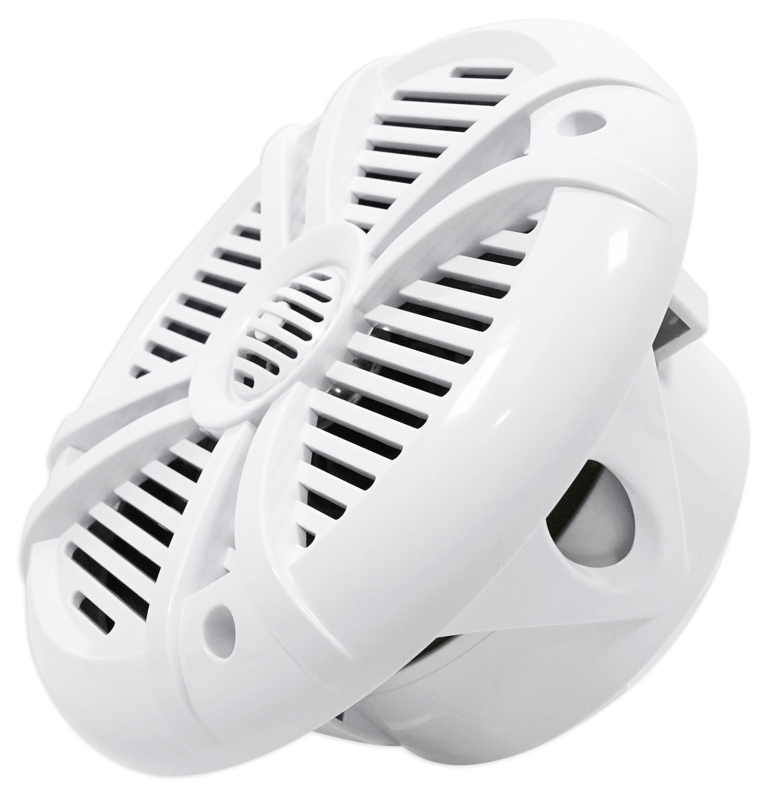 Пара водонепроницаемых динамиков для морских лодок Rockville RMSTS80W мощностью 8 1000 Вт 2-полосные Белые