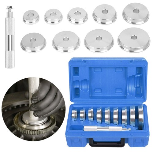 10pcs Bearing Press Kit Race and Seal Driver Set Bearing Adapters