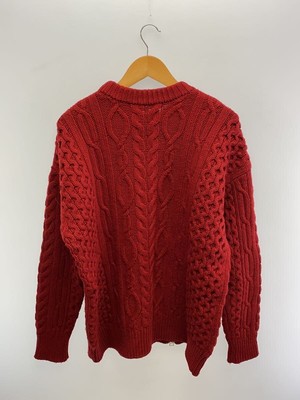 JOHN LAWRENCE SULLIVAN KNIT SWEATER 22AW ZIPPED FISHERMAN S WOOL 