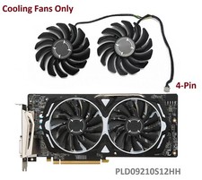 Fan for RX580 P106-100 Mining MSI RX 470 480 570 Armor VGA Card PLD09210S12HH #