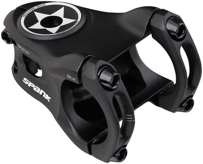 Spank Split Stem - 43mm 31.8 Bar Clamp +/-0 1 1/8'' Aluminum Black Enduro MTB