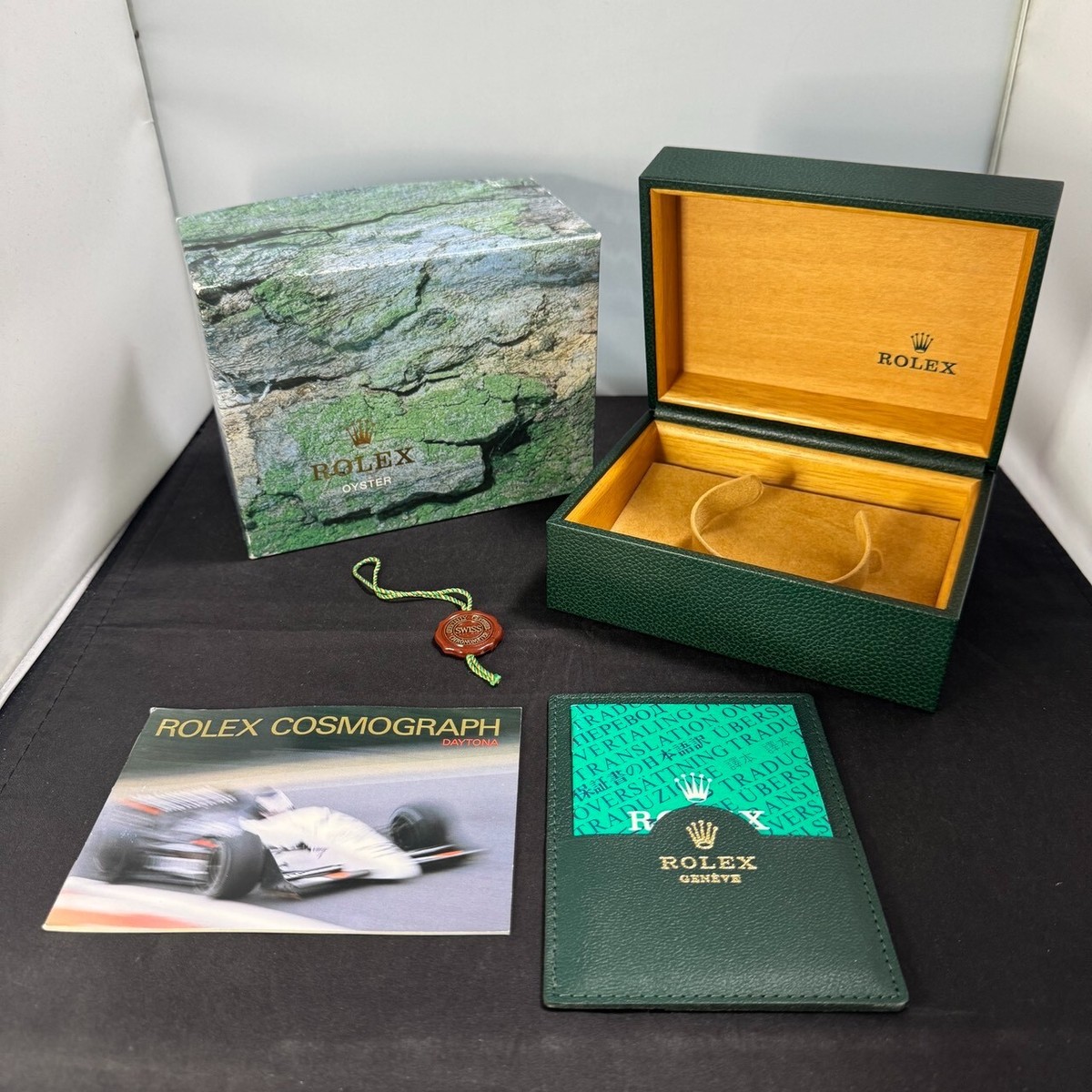 ROLEX DAYTONA 116520 Watch Box Case 65.00.02 Booklet(1998) 100