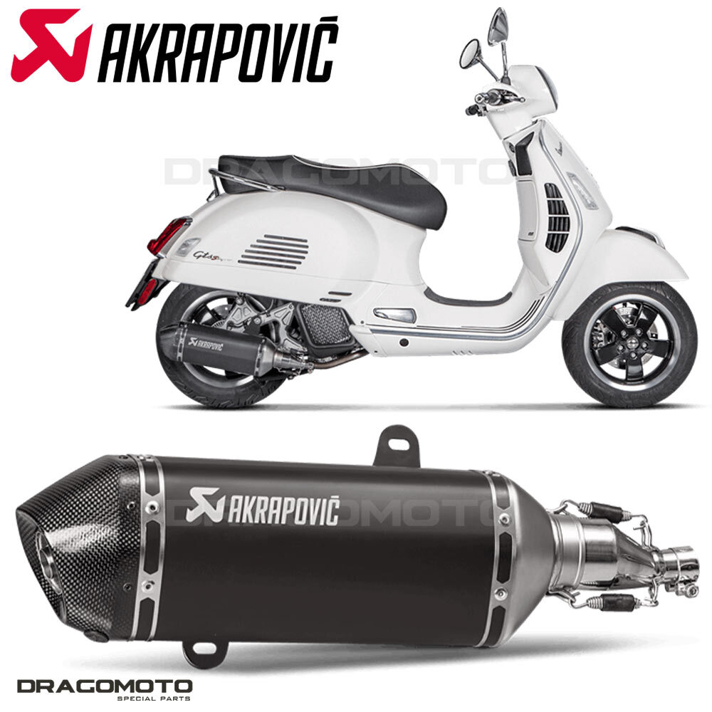 Akrapovic Exhaust Vespa Piaggio Vespa Gts 300 Hpe Akrapovic