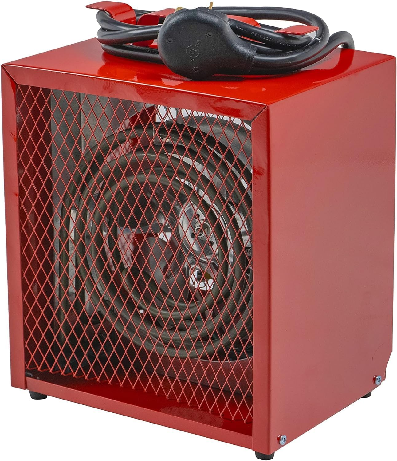 Electric Fan-Forced Industrial Garage, Workshop Utility Space Heater, Thermostat-image