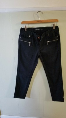 michael kors black pants with gold 
