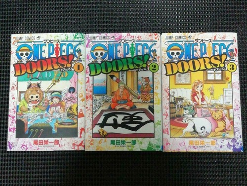 Eiichiro Oda One Piece Doors Vol 1 3 Set Black White Door Picture Art Book Ebay