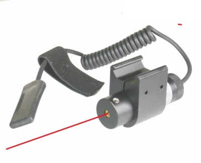 RED Laser Sight With Pressure Switch and Weaver Mount, Less Than 5MW