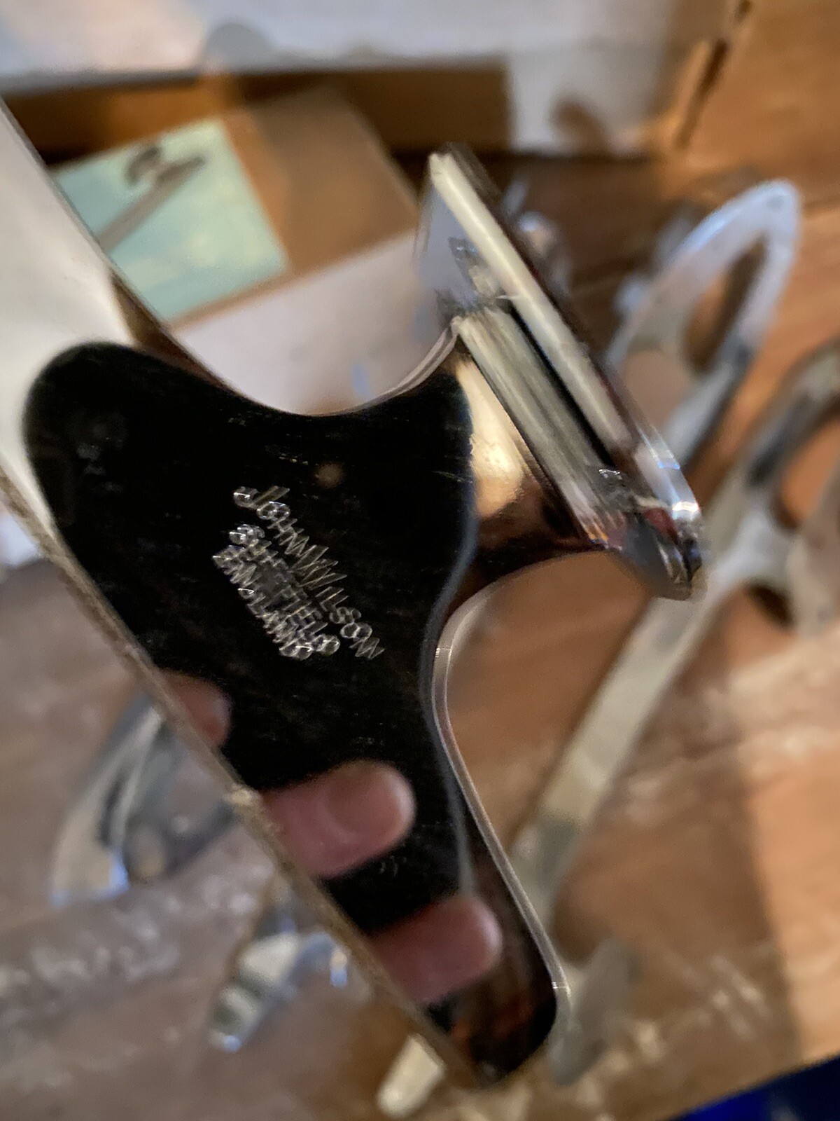 John Wilson Gold Seal 2 Pairs Figure Skating Blade New Condition W/ Box