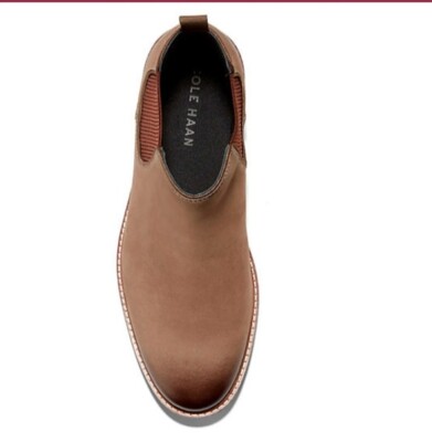 Cole Haan Mens Midland Lug Chelsea Boot Ch Truffle Nubuck Brown Leather Size 11 Cole Haan Mens Midland Lug Chelsea Boot Ch Truffle Nubuck  main image 3