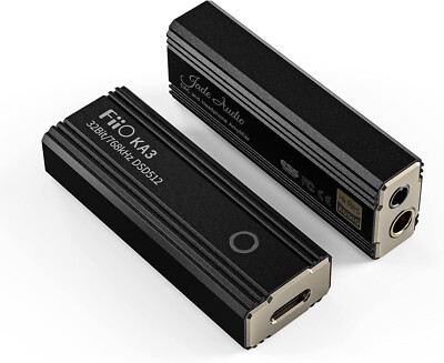  FiiO KA3 Tragbarer Kopfhörer Dongle DAC Verstärker USB-C. 3.5  