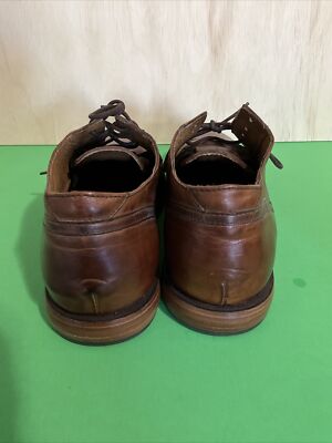 Sutro San Francisco Larkin Brown Distressed Leather Oxford  display picture 1