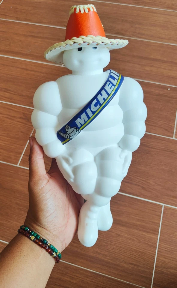 10 " Bibendum Michelin Man Doll Figure Tire Advertise Truck Decorate+Hats - Image 4 of 4