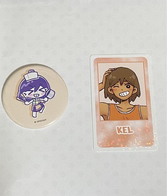OMORI Kel Button Badge Card Set