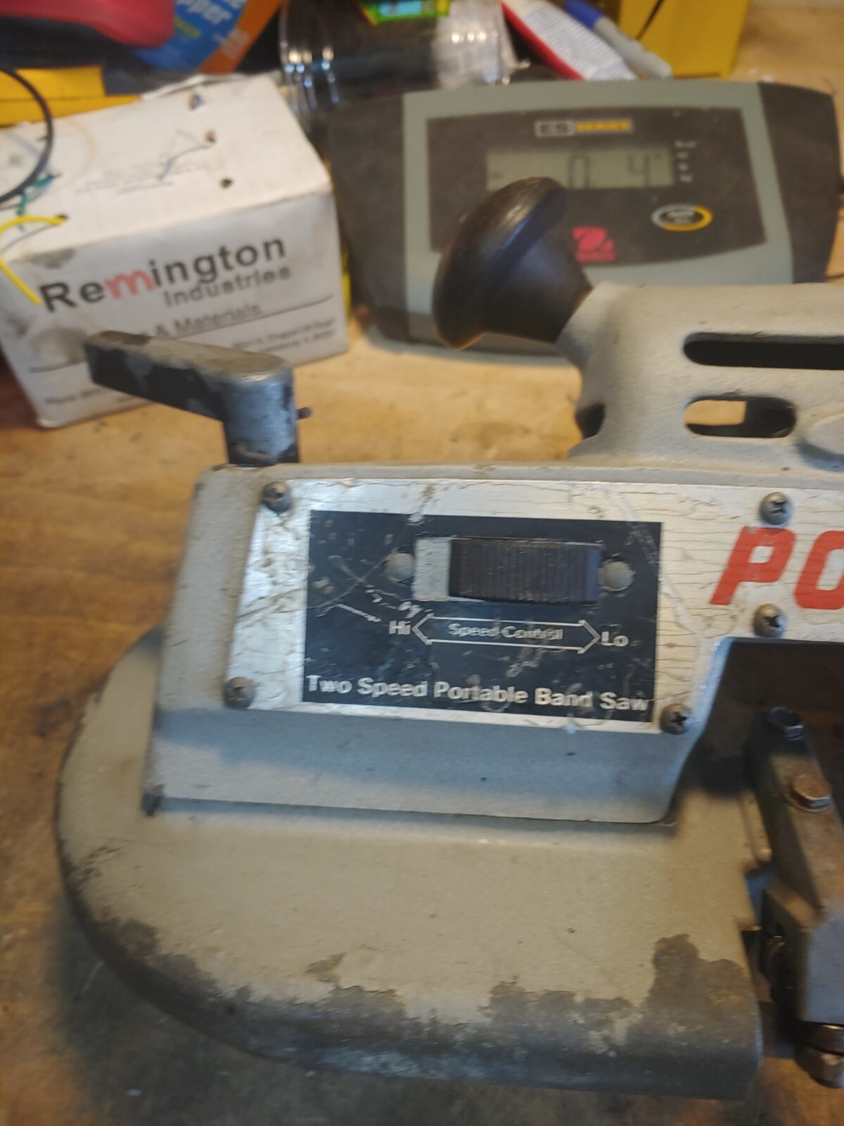 ROCKWELL HEAVY DUTY TWO SPEED PORTABLE BAND SAW MODEL 725