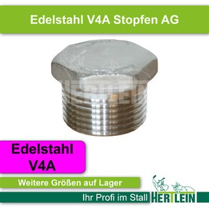 Edelstahl Fittinge Wasserleitung Stopfen Endstuck Endkappe 1 4 2 Ebay