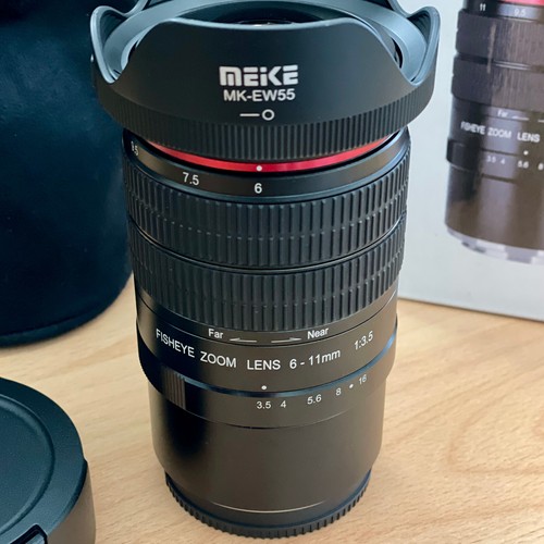 MEIKE MK 6-11mm f3.5 obiettivo grandangolo Fisheye Zoom per MFT M4/3 - Foto 3 di 4