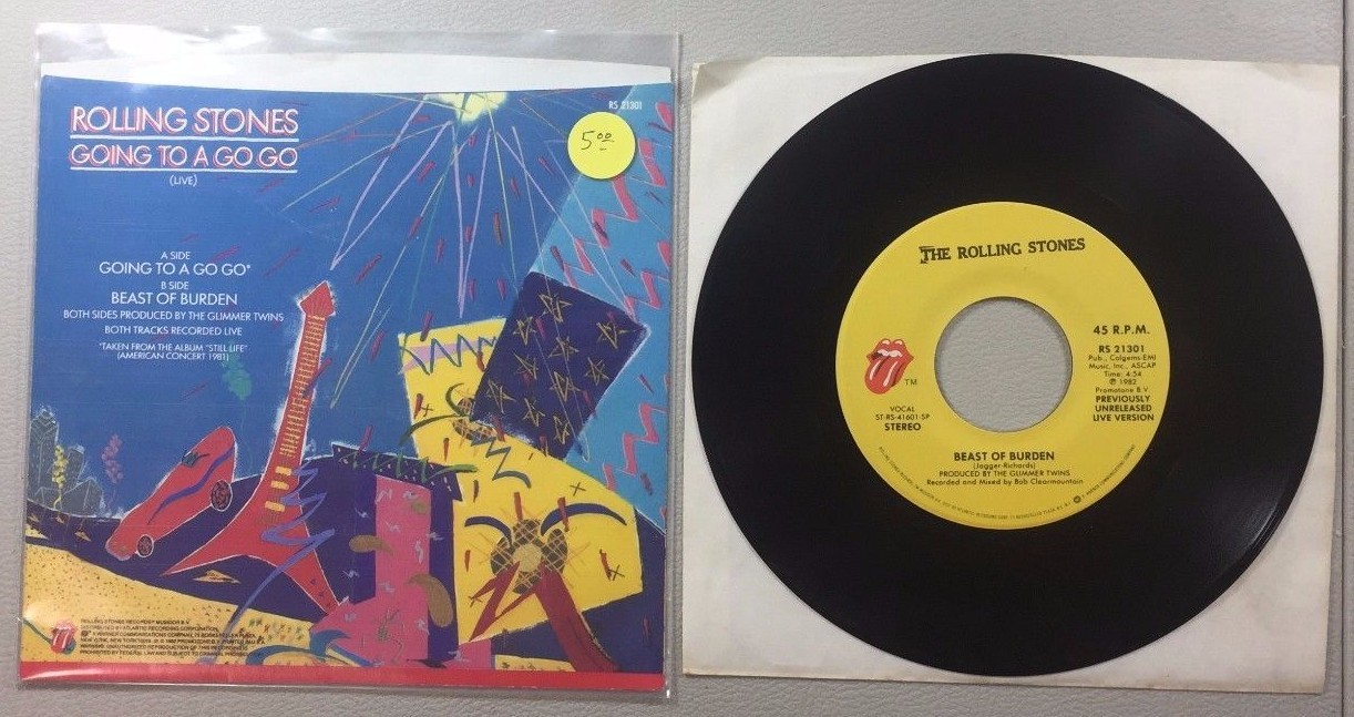 The Rolling Stones Going To A Gogo 45 Record Re5 Ebay