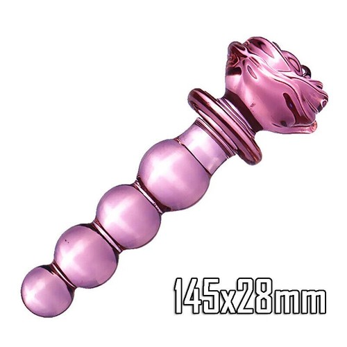 Big Butt Plug Crystal Glass Plug Dildo Suction Cup Sex Toys For Women Men - Picture 4 of 8