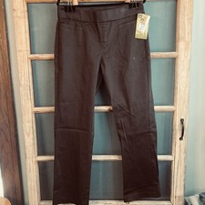 NWT Lee's Women's Natural Fit Brown Pants Size 12 Medium, New With Tag, MSRP 54