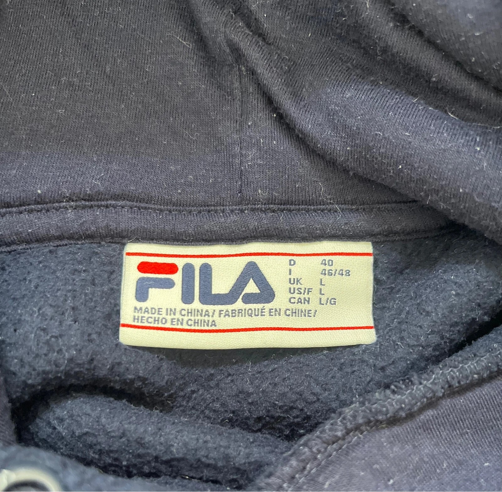 FILA Teddybear Fleece Hoodie