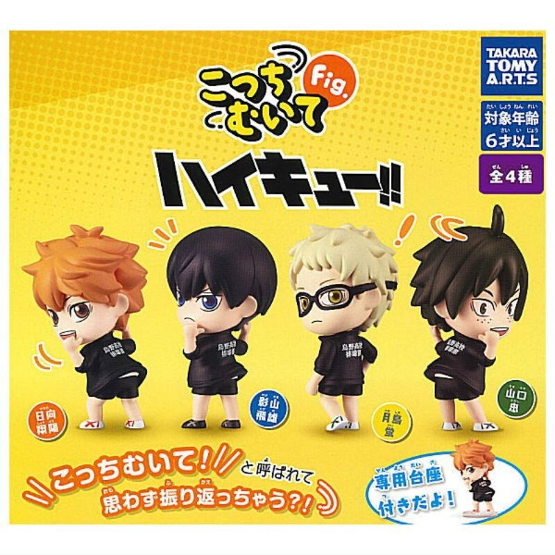 Haikyu Look This Way Fig. Complete Set Capsule Toy Japan OFFICIAL