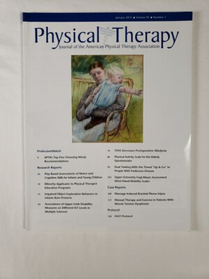 Physical Therapy Journal of American PT Assoc January 2015 Vol 95 #1 Motor Skill