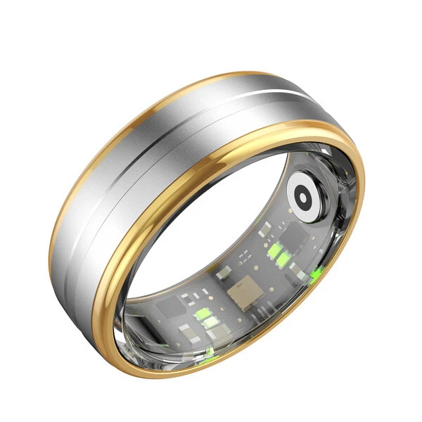 Neuer Smartring SR06 Silber&Gold, Größe 9 / 21