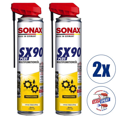 2x Sonax SX90 PLUS EasySpray Schmiermittel Pflegeöl Kontaktspray 400ml