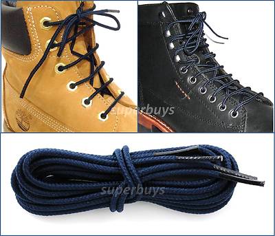 Navy Blue 90cm Long Hiking Trekking Shoe Work Boot Laces Trek Hike 36'' - 3 Eyes