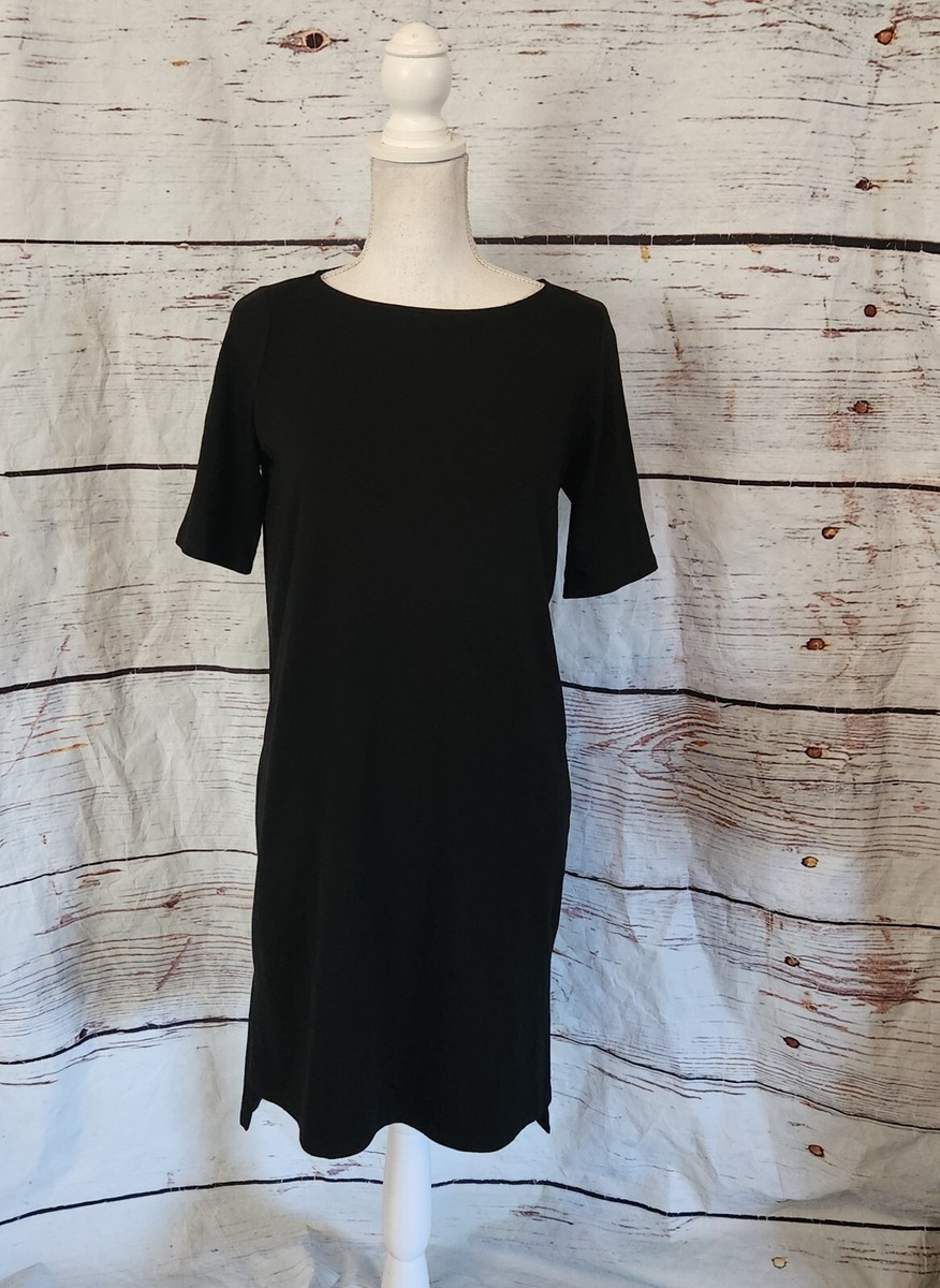 eileen fisher ballet neck jersey dress Stretch Size PP NWT new indo westenr