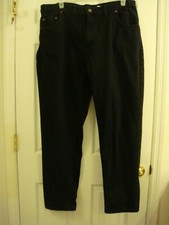 Men's Back Roads Classic Fit Black Denim Jeans Size 40 x 32 USA Made