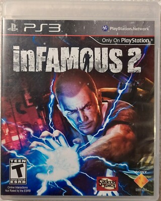 inFamous 2 (Sony PlayStation 3, SuckerPunch Studios, 2011) T-teen.