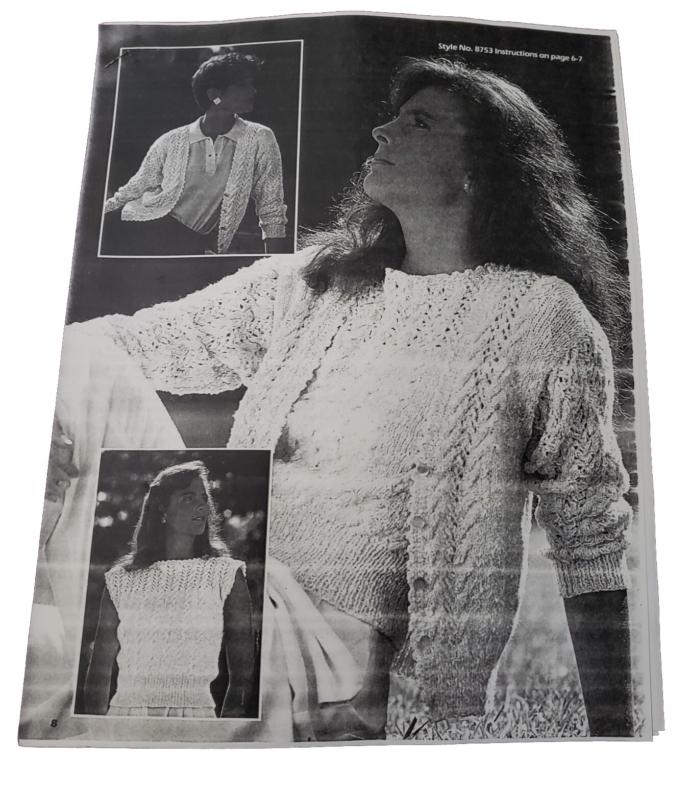 Large Photocopy Mixed Lot - Knit Crochet Pattern Leaflet Copies Afghans Clothes