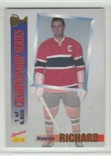 1995 Signature Series Maurice Richard #CS5 Championship Series Canadiens