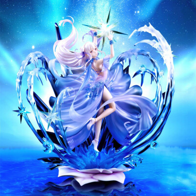 Re:Life In A Different World From Zero Emilia Crystal Dress PVC Figure Model Toy