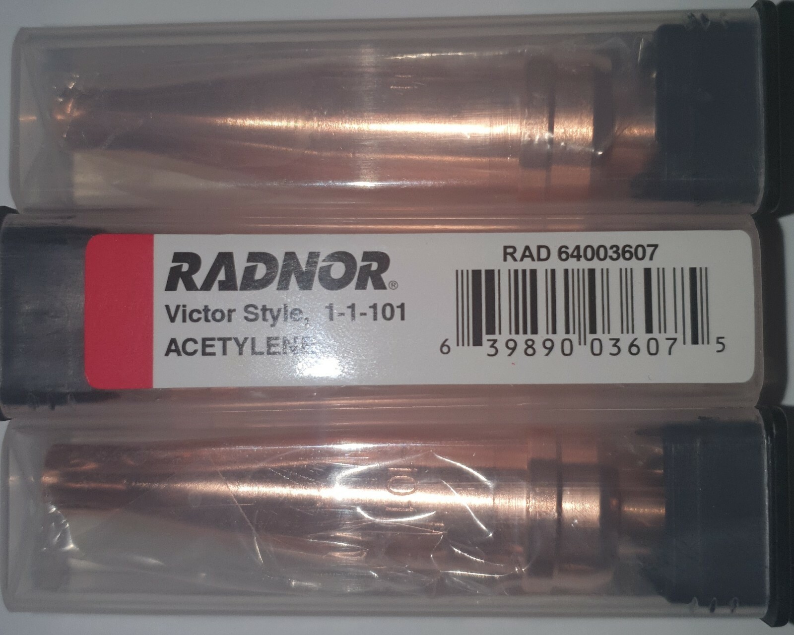 Radnor 64003607 Style 1-101 One Piece General Purpose Cutting Tip Qty 3