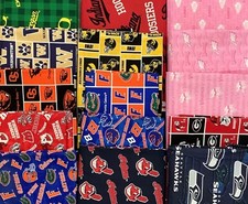 Various Sports Team You Choose Cotton Fabric New - By The Half Yard