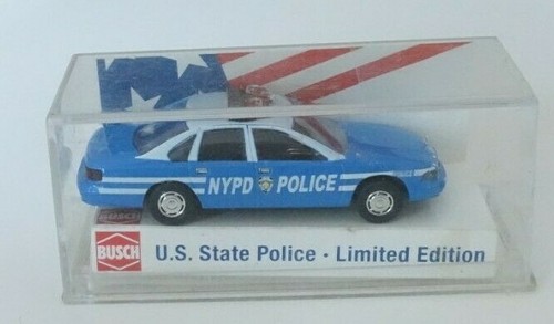 Busch Stati Uniti State Police - Limited Edition Cars Auto 1:87 Modelli Auto a Scelta - Foto 71 di 76