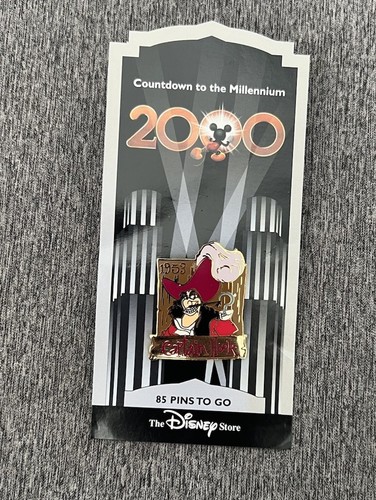 DISNEY CAPTAIN HOOK 1953 Countdown to the Millennium Series #86 RETIRED PIN - Picture 1 of 6